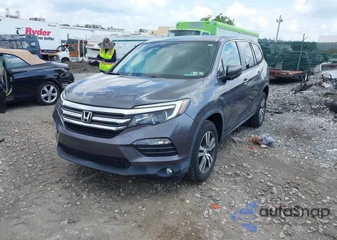 2017 Honda Pilot Exln из США, поврежденный, VIN 5FNYF6H79HB028575